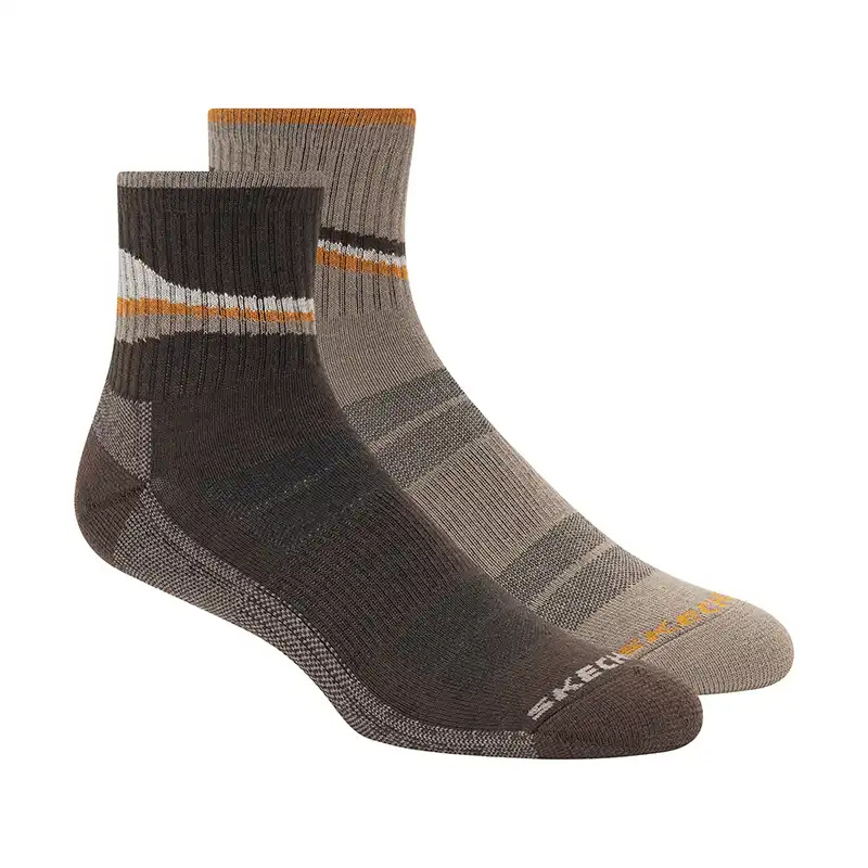 2PK MENS 1/2 TERRY TRAIL QTR CREW